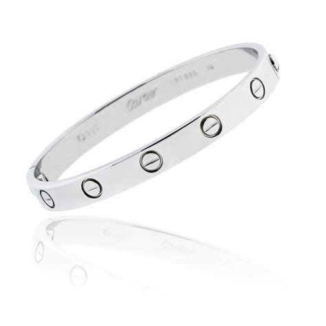 cartier bracelet sterling silver